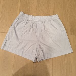 Aerie Blue Pinstripe Shorts